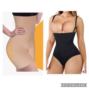 New Bundle Womens Slimming High Waisted Shapewear Shorts/Thong Size XS #382
